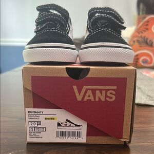 Butterfly black old skool Vans